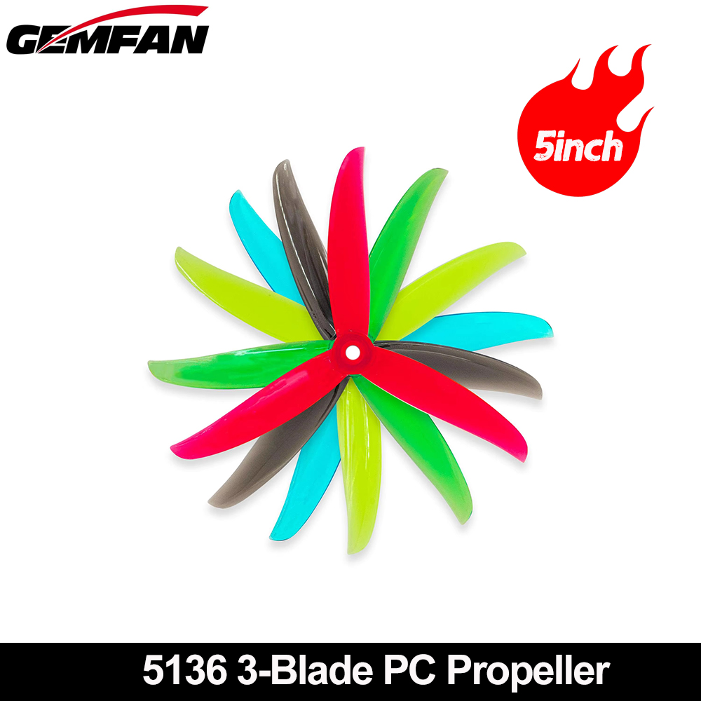 Fpv Drone Propeller - Gemfan VANOVER 5136 3 Blade PC