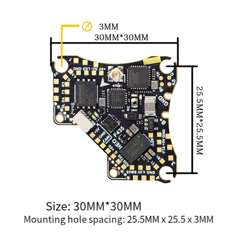 FBIL-F435 NEO 1S AIO Flight Co - Fpv Drone Flight Controller recension och pris