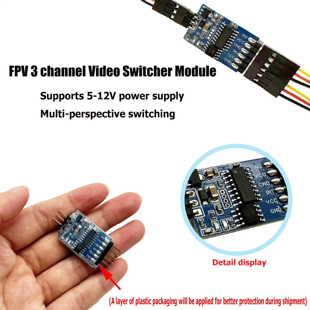 5.8G 3 Channel Video Switcher  - Fpv Drone Receiver recension och pris