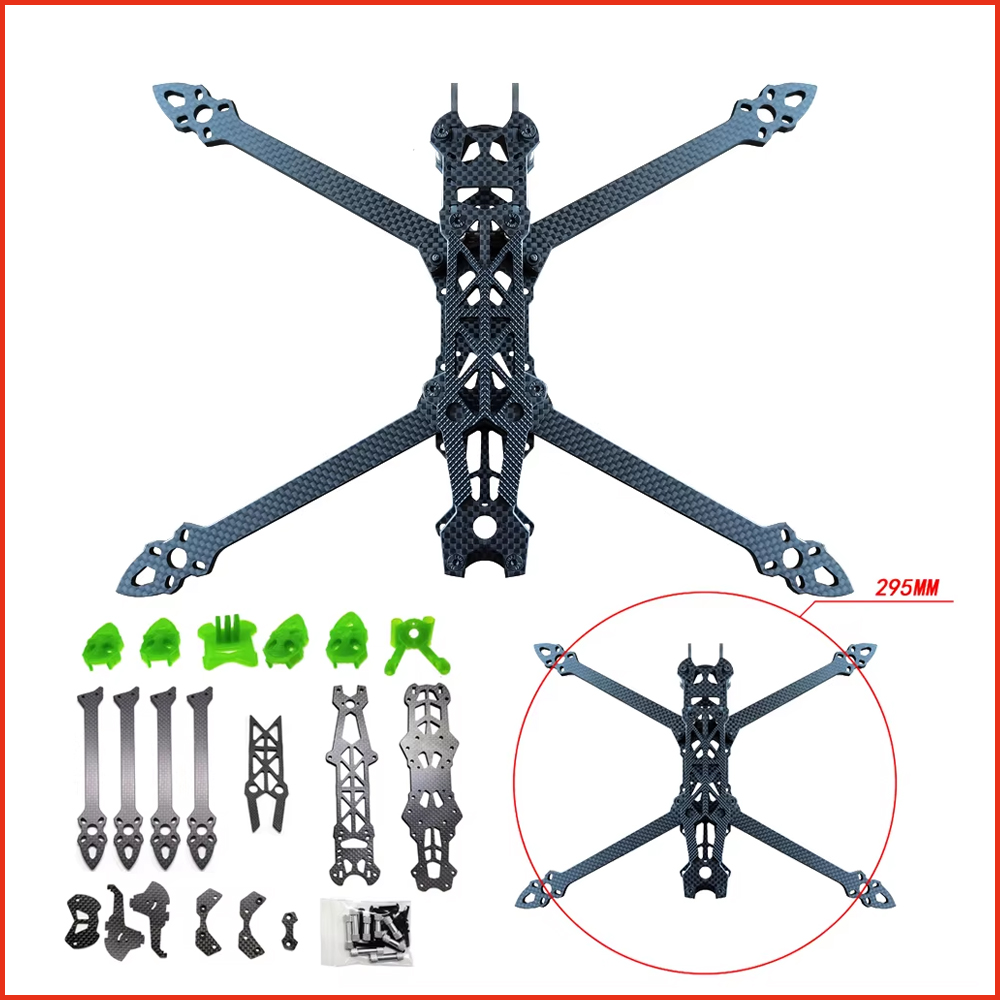 1pcs Mark4 Mark 4 HD 7inch 295 - Fpv Drone Quadcopter recension och pris