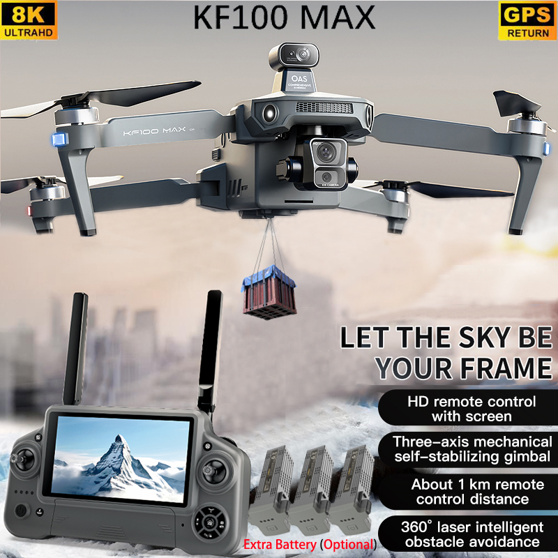 KF100 MAX GPS Drone 4K Camera  - Fpv Drone Charger recension och pris