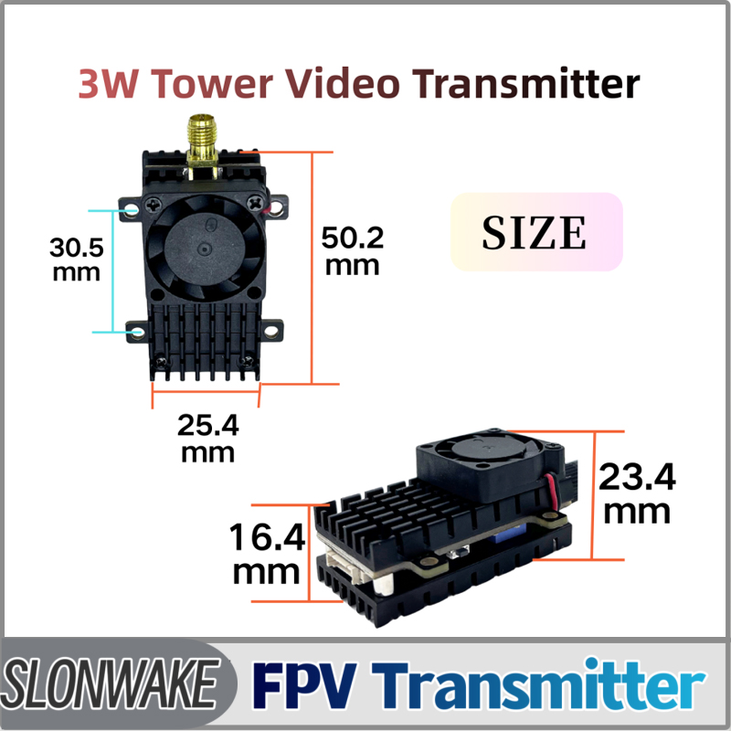 SLONWAKE 5.8G 3000mW Simulatio - Fpv Drone Transmitter recension och pris
